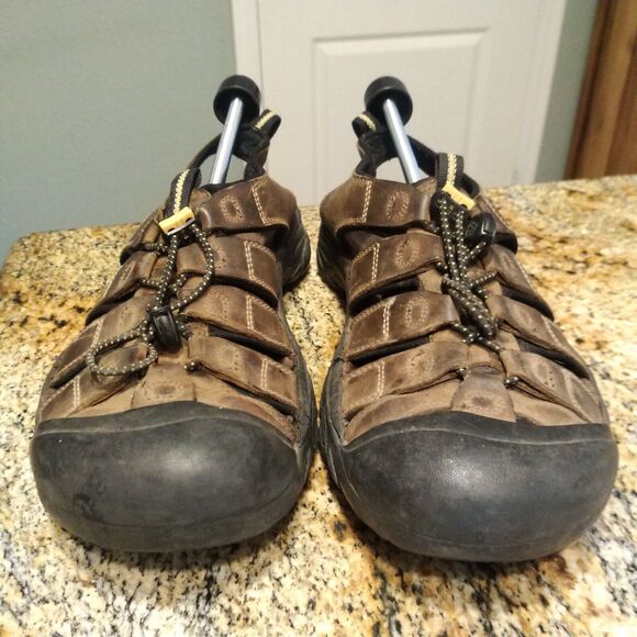 Keen Newport Waterproof Bison Brown Leather Sport Hiking Sandals Men’s Size 13 main image 10